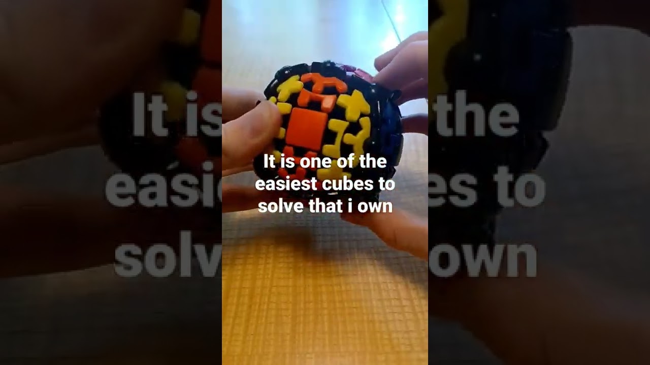 how to solve the gear ball.       #rubikscube #shorts