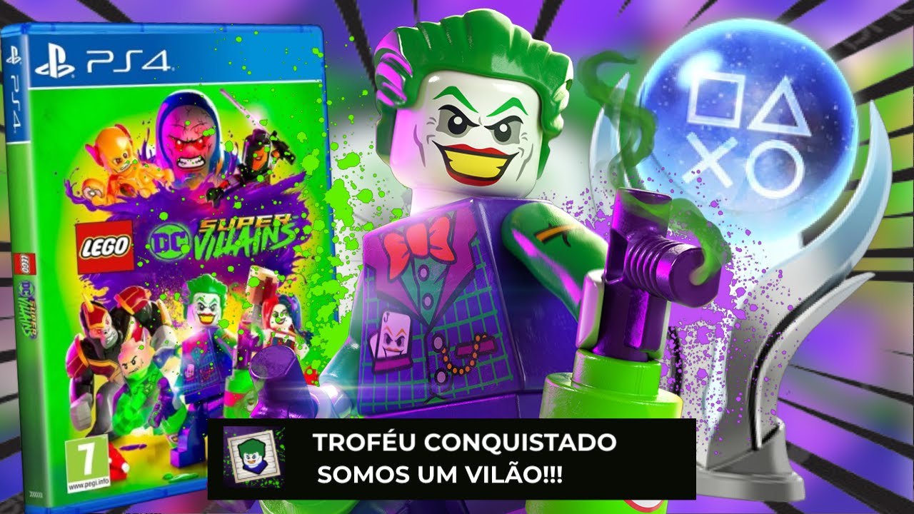 A PLATINA DE LEGO DC SUPER VILLAINS É MUITO DIVERTIDA!!!