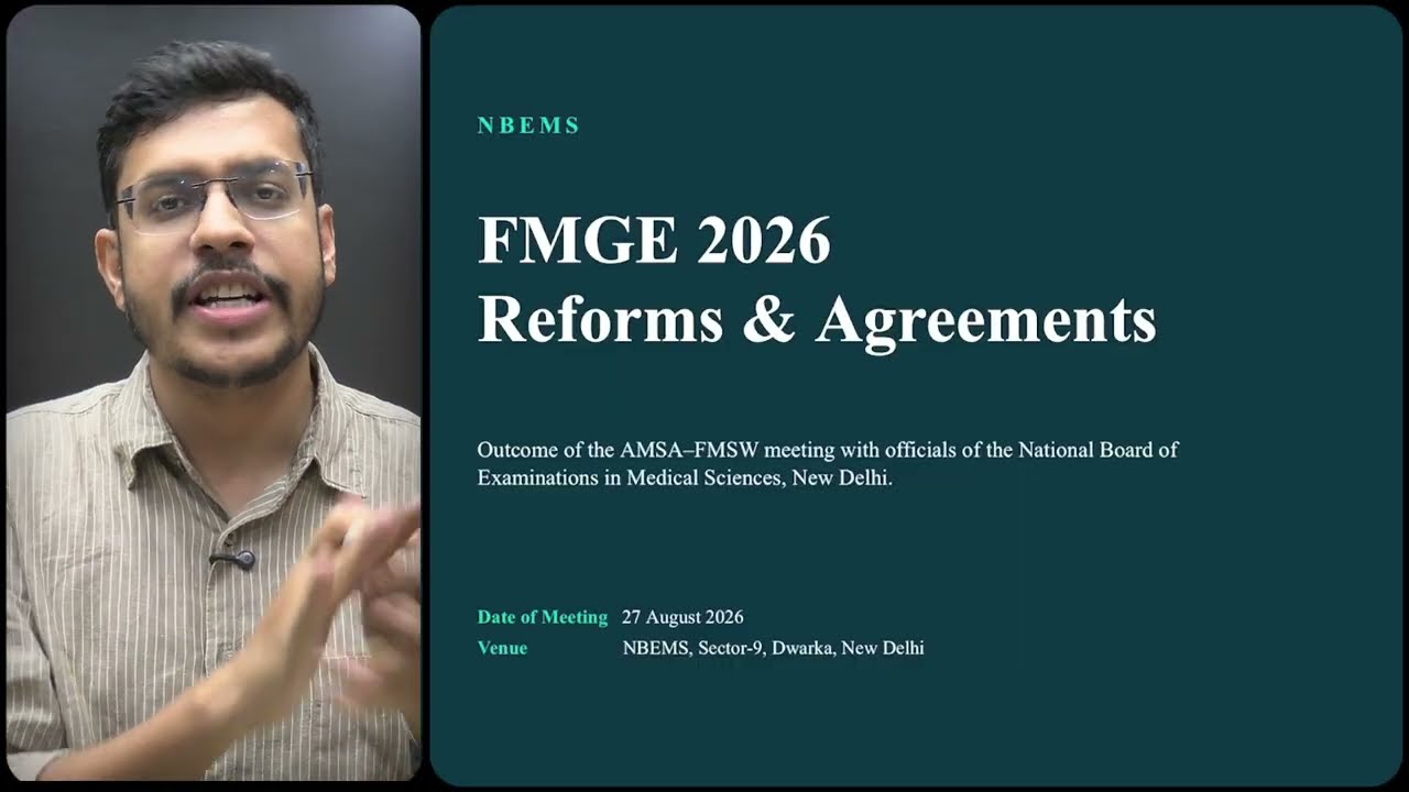 New FMGE Update By NBE | NMC Latest Update On MBBS Abroad Students | Dr. Anand Mani