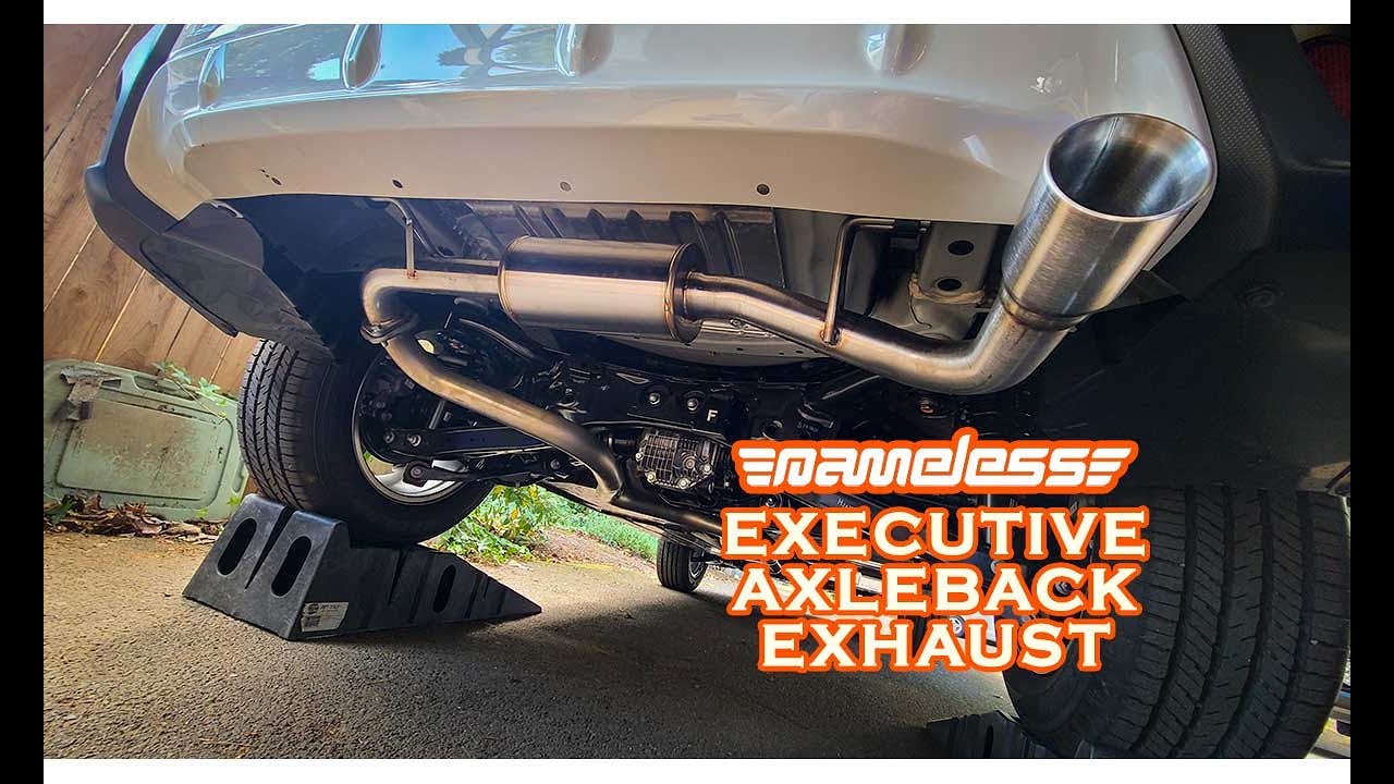 Nameless Executive Axle-Back Exhaust on 2022 Subaru Crosstrek