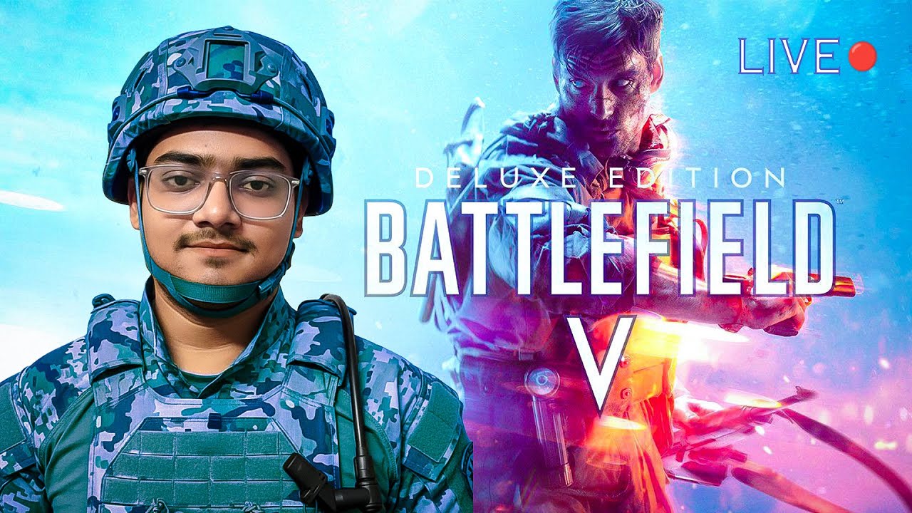 First Time Playing Battlefield V | Live Action Gameplay | BBMS Plays 🔫🔪
