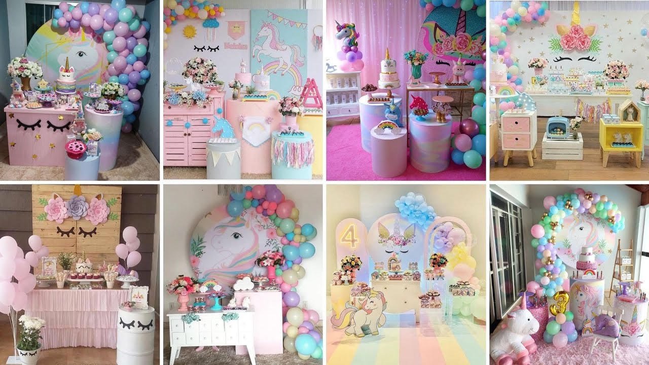 Decoração Unicórnio 🦄 | Do Simples ao Sofisticado – Ideias Fáceis e Luxuosas #party #festainfantil