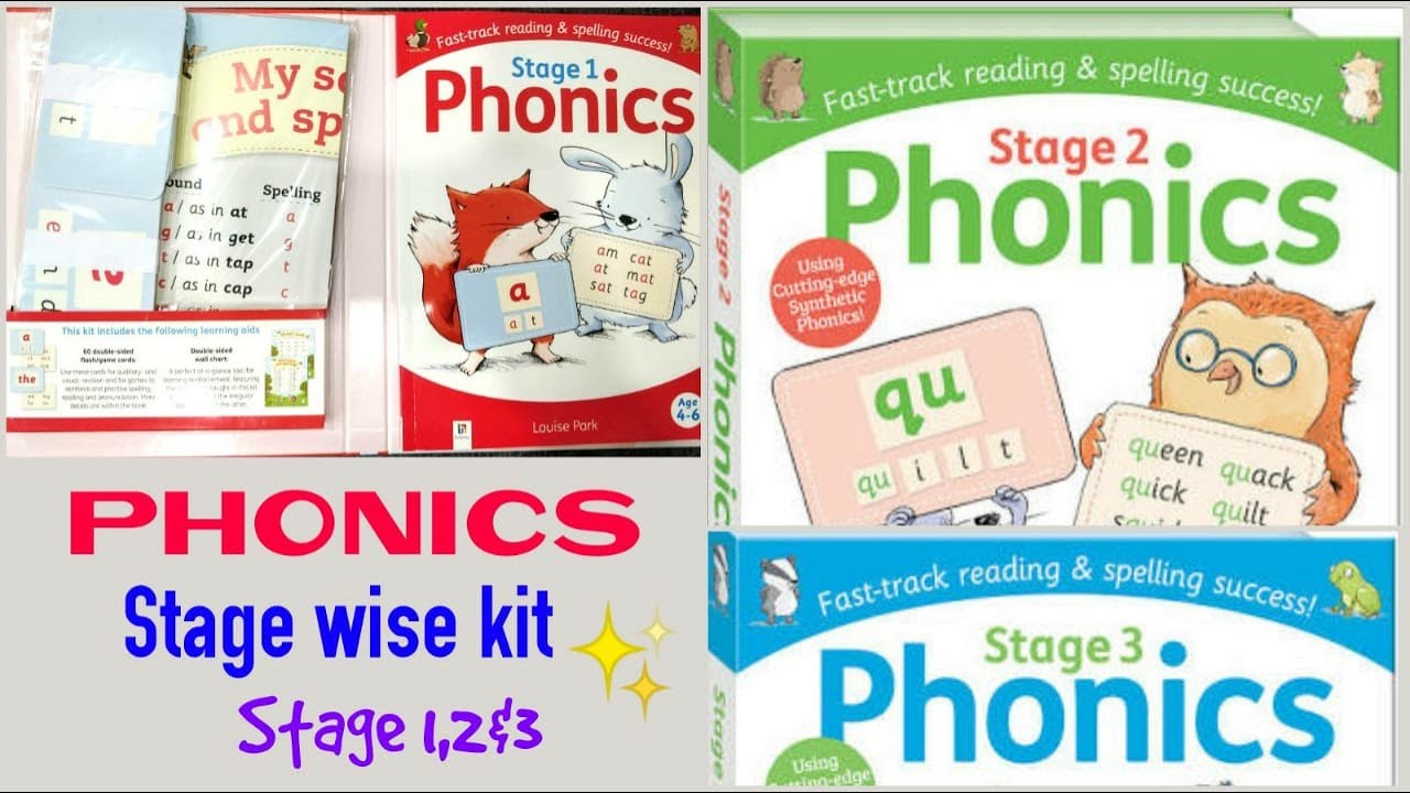 Hinkler Phonics Stagewise Kits at KidzBuy I Phonics Kit: Stage 1,2 and 3 I ISBN: 9781488934704