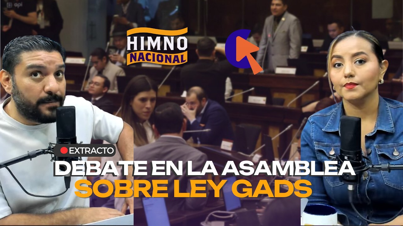 Siguen las reacciones en contra de la ley de los GADS - Himno Nacional