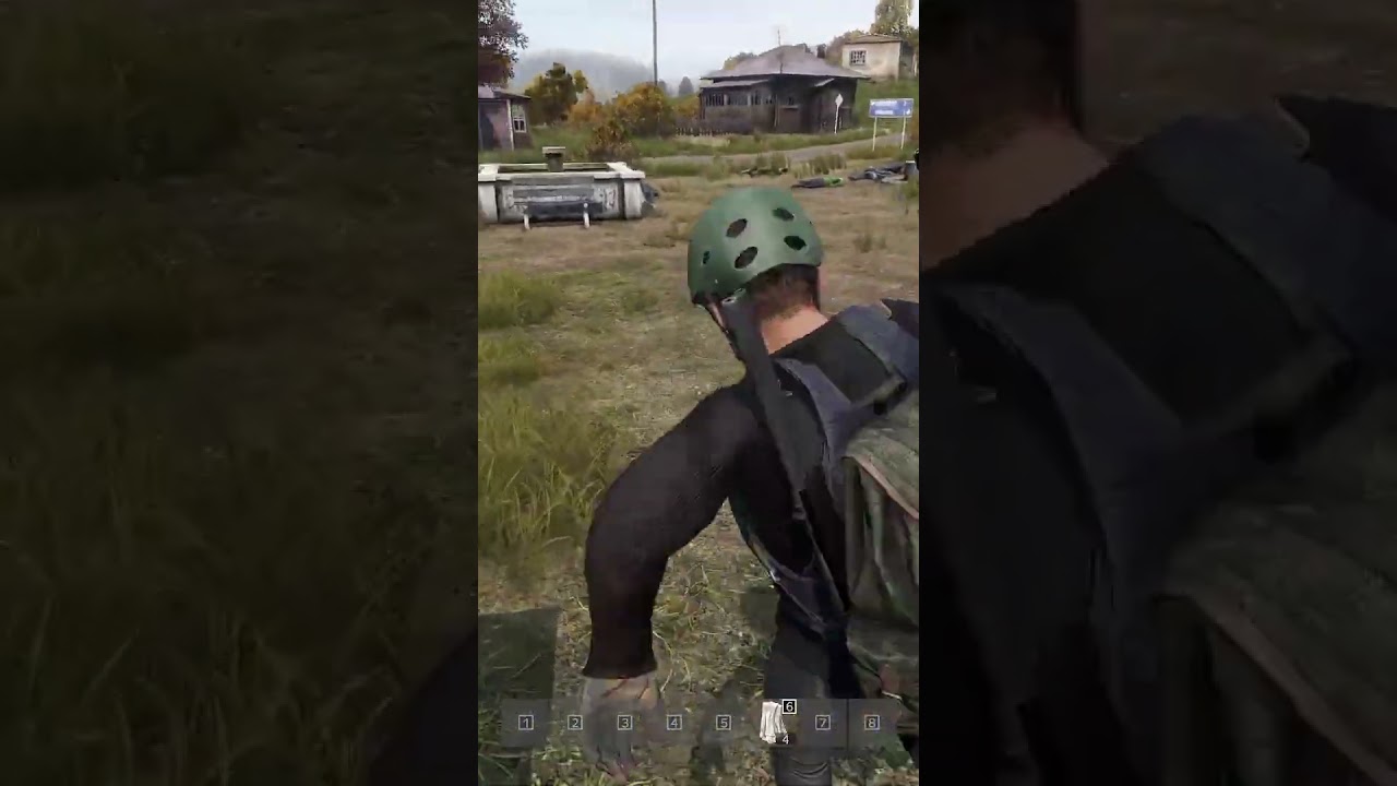 Двоих одним выстрелом. Попили водички. DayZ. #action #dayz  #pvp #doublekill