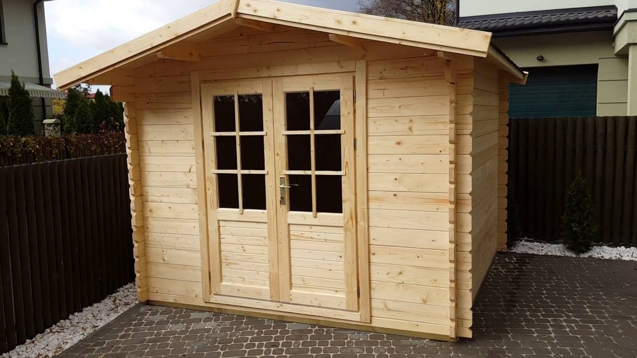 Drewniany domek narzędziowy www.domki-sodas.pl