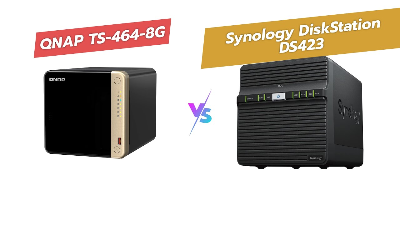 🏆 QNAP TS-464 vs Synology DS423: NAS Showdown! 🔥