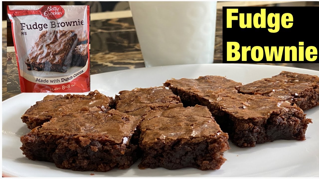 How To Make Betty Crocker Fudge Brownie/ Betty Crocker Fudge Brownie Mix Review/ Kids Snacks