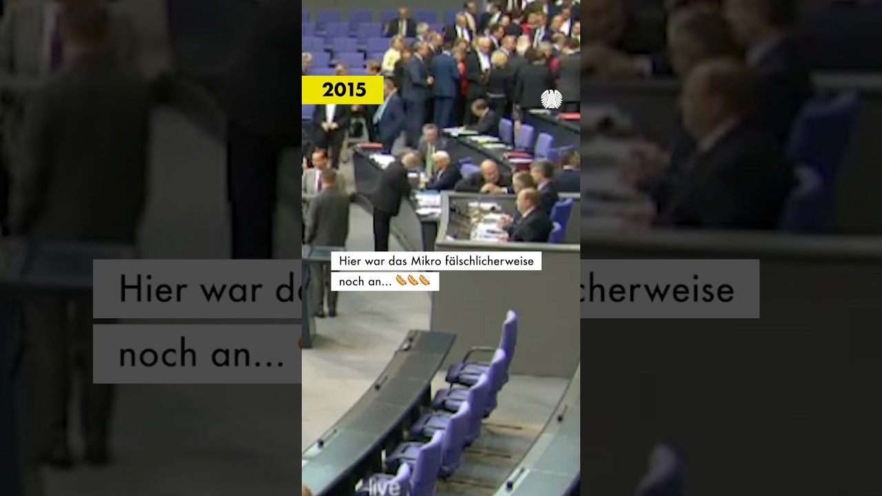 Trend 2015 &ndash; 2025: Nicht immer lief im Plenum alles nach Plan. #bundestag