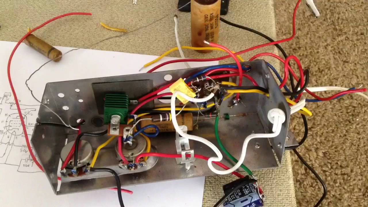 Tube Record Player Restoration Part 2: Re-Capping the Chassis