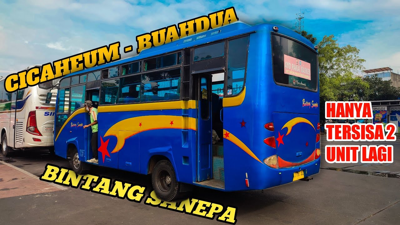 Melewati jalan pedesaan Bus Bintang Sanepa Buahdua Sumedang Bandung