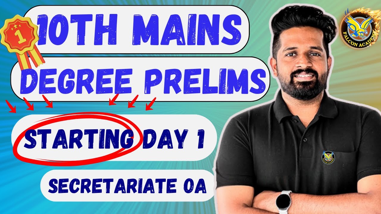 🔴10th MAINS DEGREE PRELIMS PREVIOUS YEAR QUESTIONS✨| IMDIAS KHAN | FREE PSC COURSE
