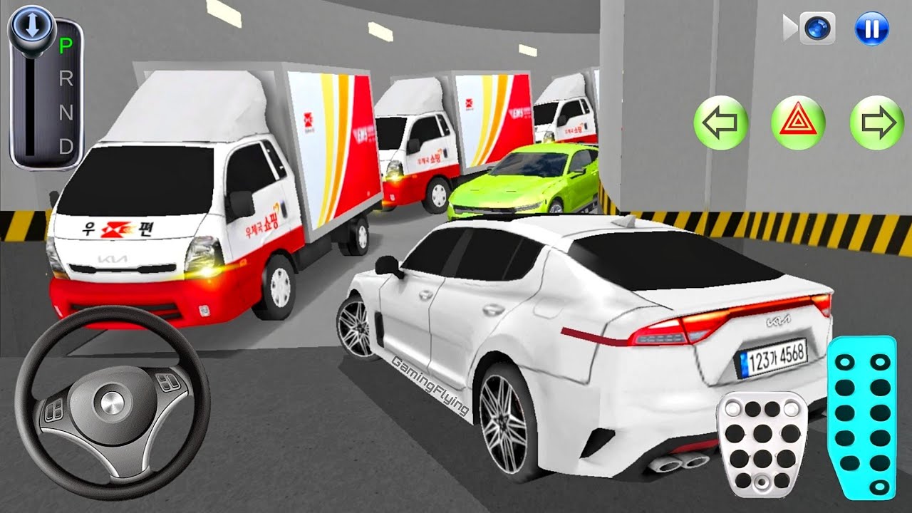 New Stinger car Stuck in Parking Garage - 3D Driving Class - 3D Driving Class Game - Car Game