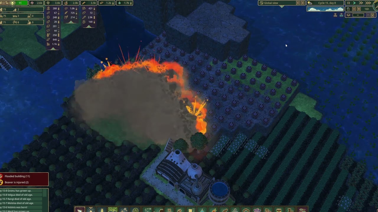 Timberborn explosives!