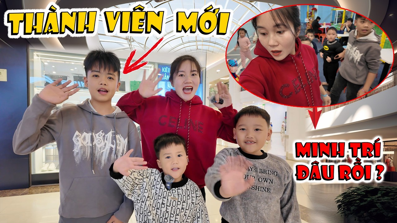 Chị Ruby Chào Mừng Thành Viên Mới - Minh Trí Mất Tích Trong Khu Vui Chơi | Minh Trí Family