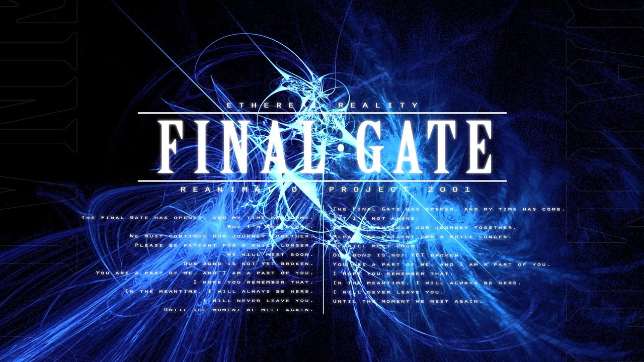 HYPERTRANCE 「 FINAL GATE 」 ETHEREAL REALITY REANIMATION PROJECT 2001