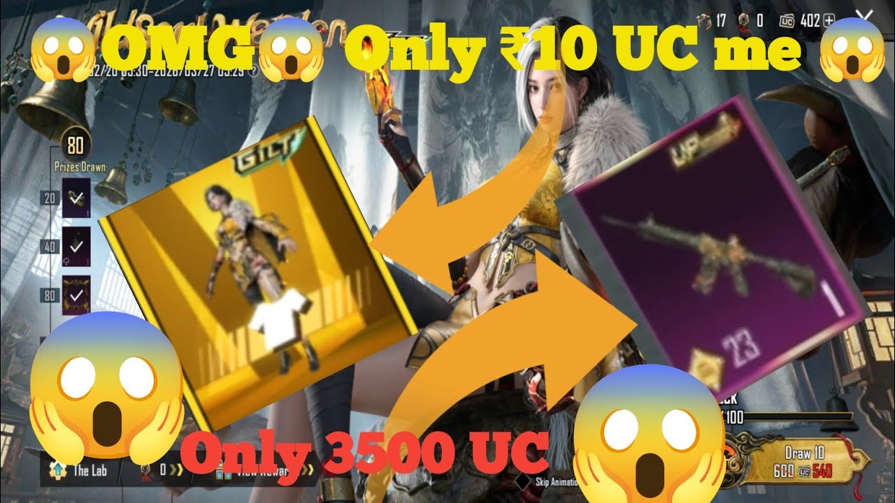 #bgmi new m416 create opening OMG 😱😱 ll bgmi new m416 create opening ll only 3500 UC me 😱😱 ll 