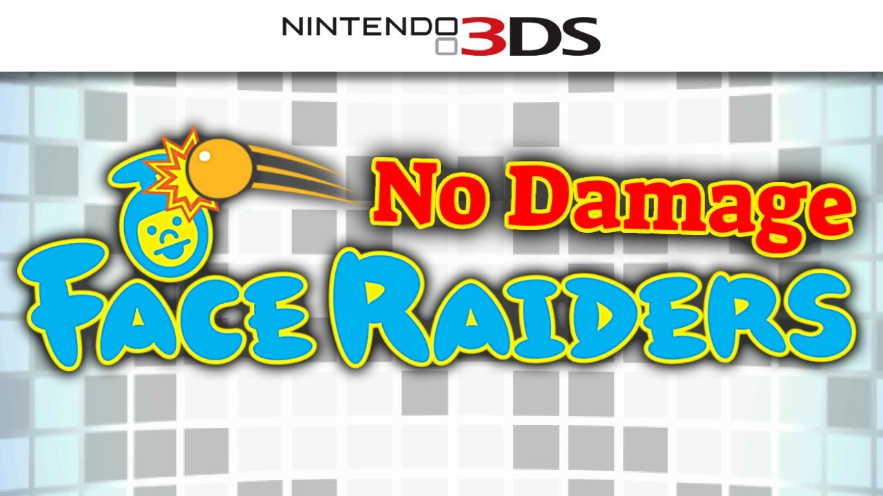 Face Raiders (3DS) - All Main Stages (No Damage)