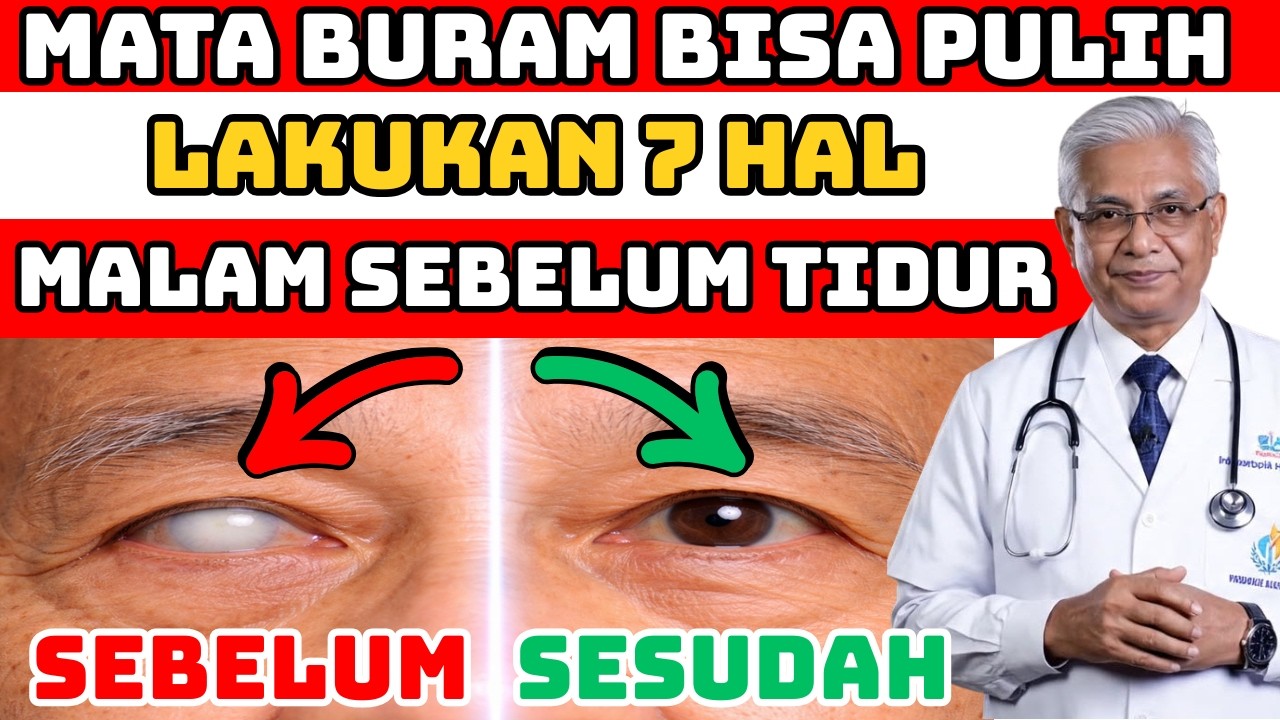 Mata Buram Bisa Pulih! Lakukan 7 Hal Ini 10 Menit Setiap Malam Sebelum Tidur
