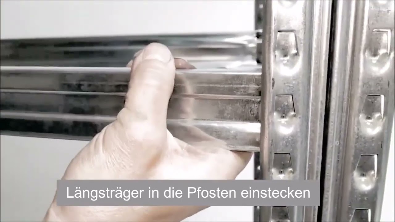 Montage Steckregal Metalsistem SUPER