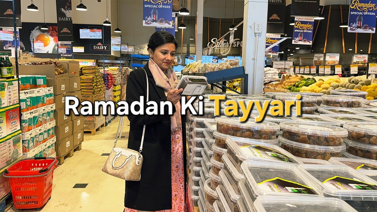 Ramadan Ki Tayyari in Canada 🇨🇦 | Complete Ramadan Grocery Haul