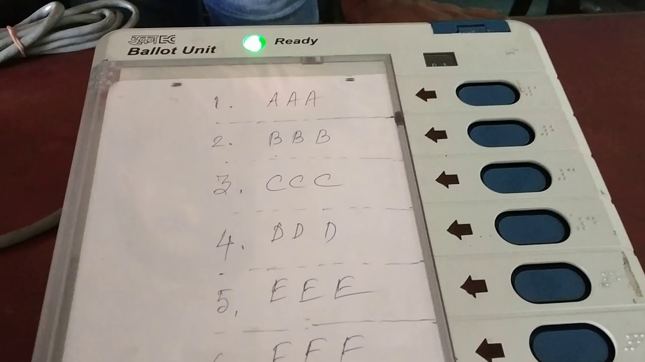 This is how EVM VVPAT works