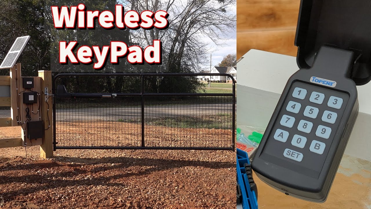 Universal Wireless Gate Keypad
