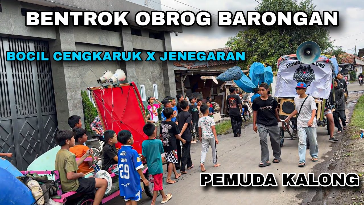 BENTROK ❗️ Obrog Barongan Bocil CENGKARUK X JENEGARAN & PEMUDA KALONG 2026 ❗️