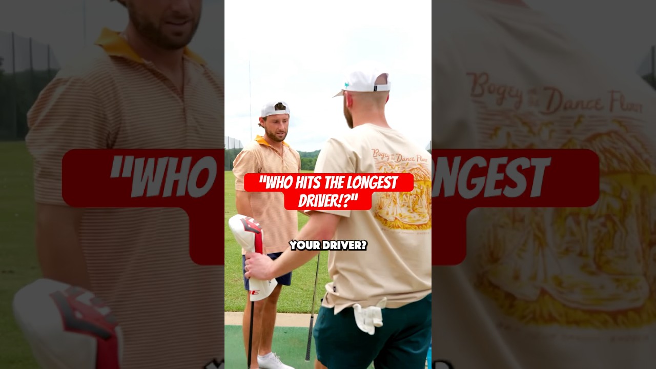 Whoever hits the longest drive gets a FREE DRIVER 🤯. #divotdudes #golf
