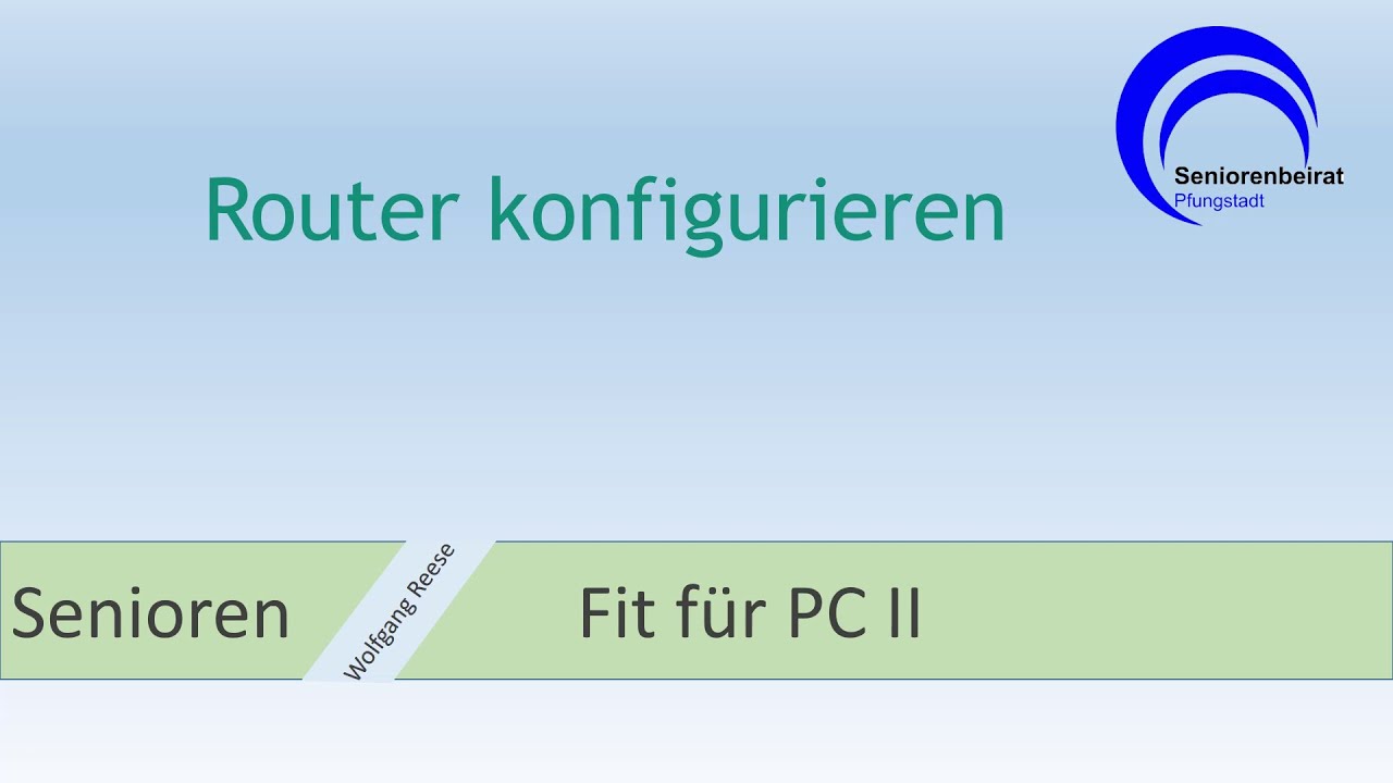 Router konfigurieren