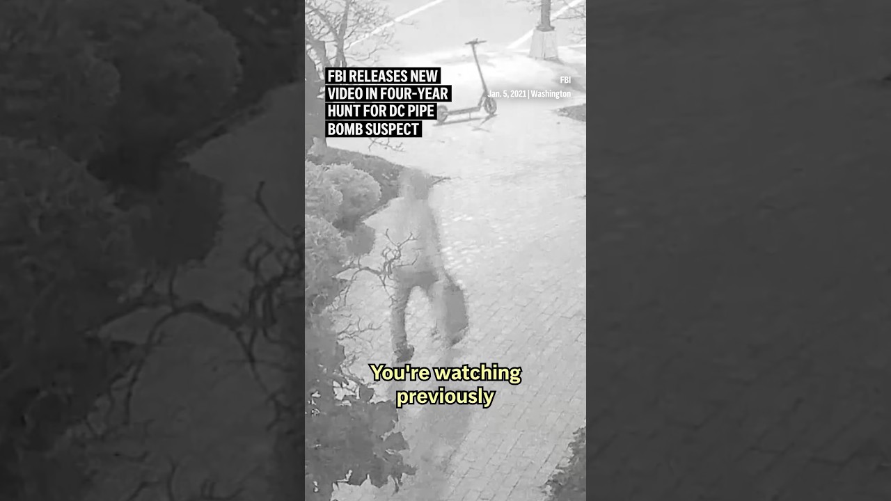 FBI releases new video in four-year hunt for DC pipe bomb suspect
