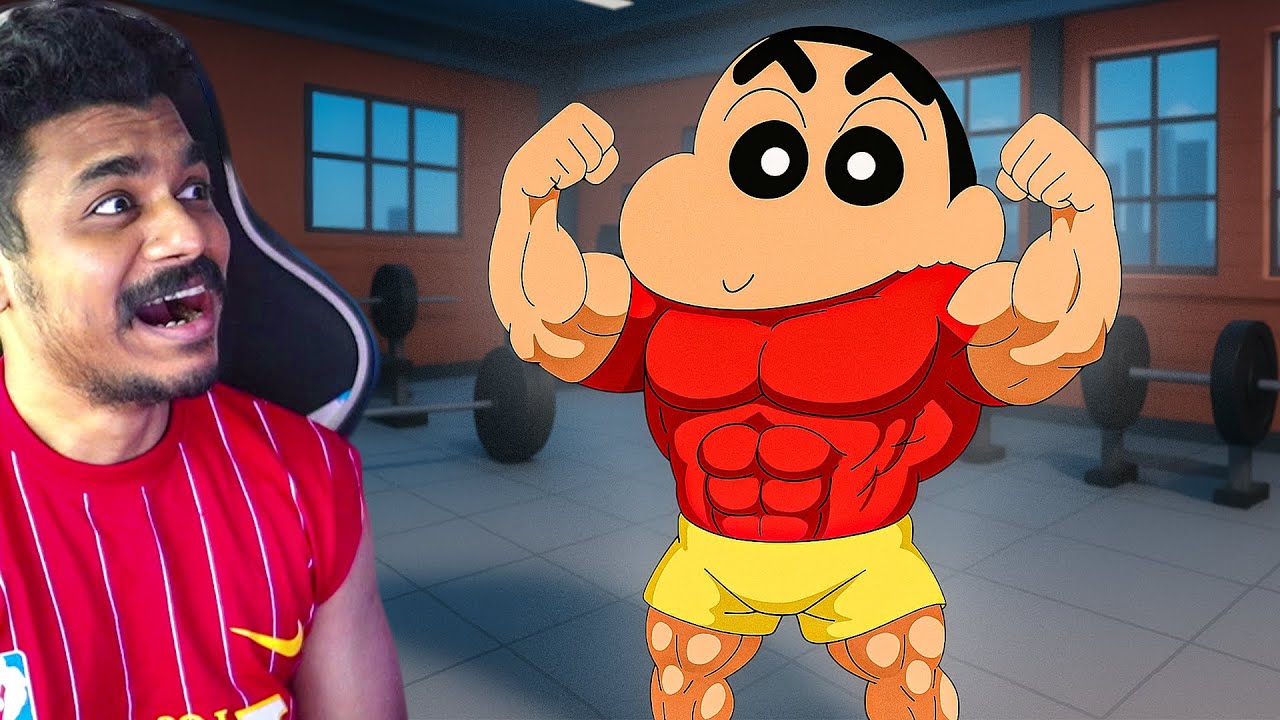 FINALLY I PLAYED GYM STAR SIMULATOR IN ROBLOX 😂