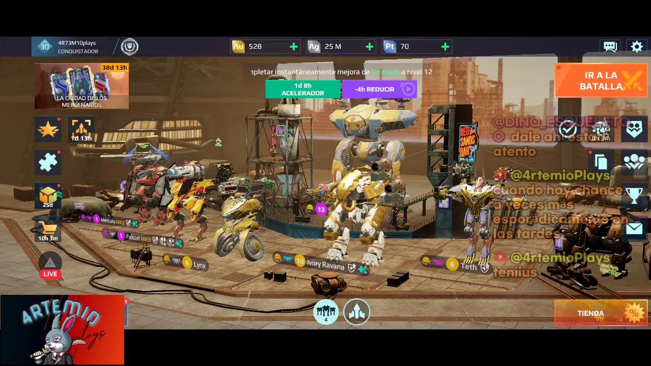🥷🏽 La Ciudad de los Mercenarios está que arde (evento) 🔥 War Robots (Android) ⛽