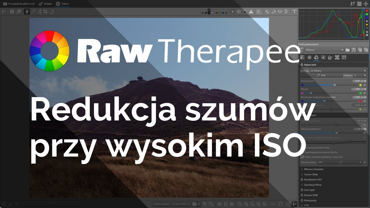 RawTherapee  - Redukcja szumów (noise reduction) na zdjęciach z wysokim ISO