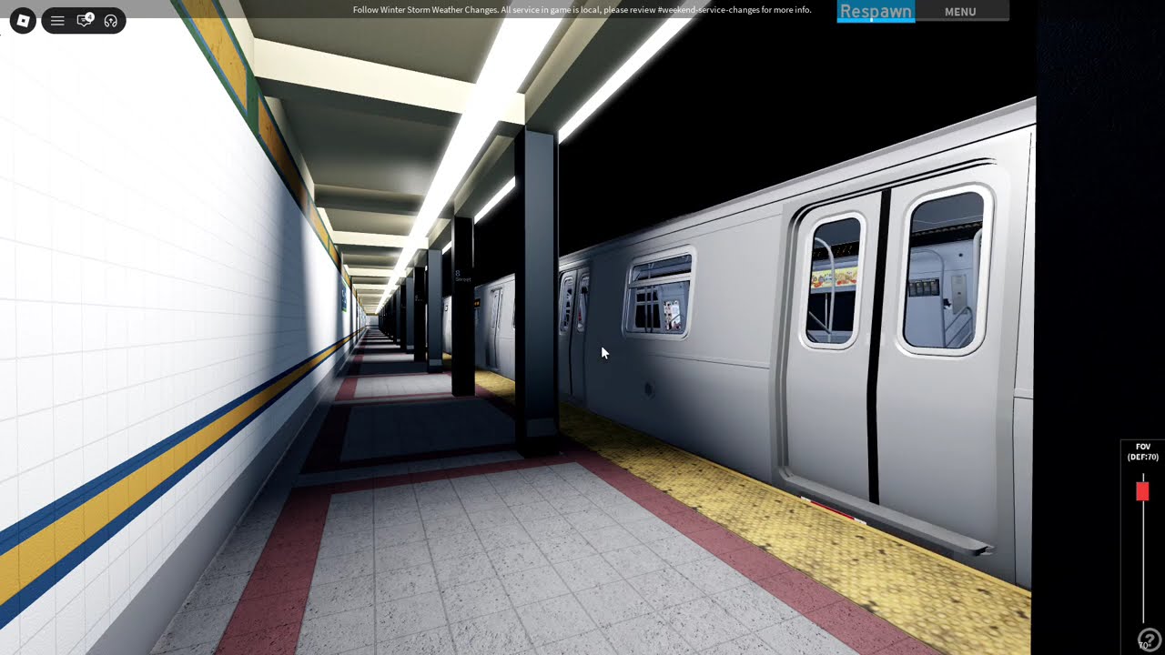 R160A-2 Alstom (Q) Train at 8th Street-New York University (MTAoR)
