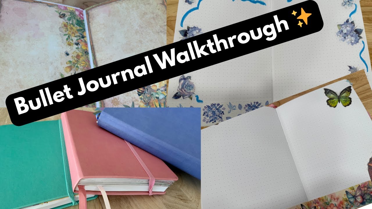 Bullet Journal Walkthrough | Vivid Scribbles Setup with Calendar, Goals & Weekly Layouts