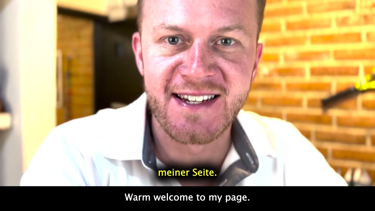 Begr&uuml;&szlig;ungsvideo Deutsch Nachhilfe Online