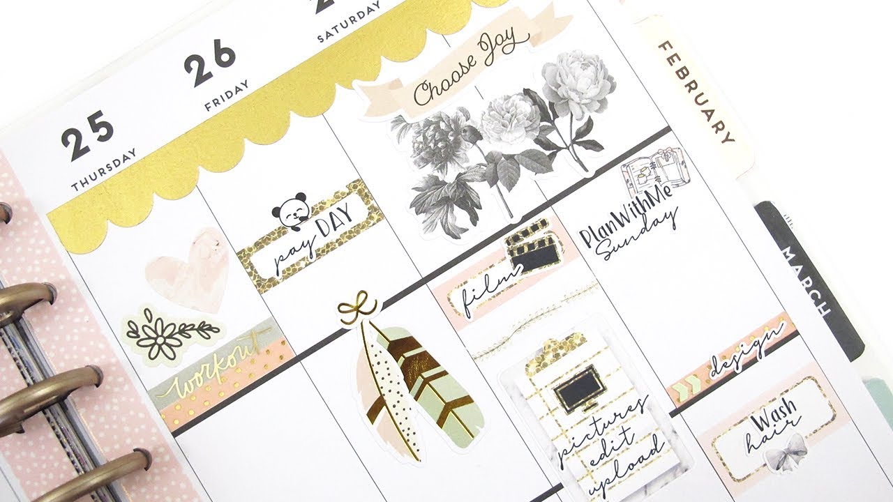 Plan With Me - NO Etsy Kit: Simple Stories | The Happy Planner 2018