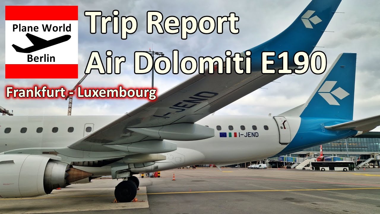 Trip Report | Air Dolomiti Embraer 190 | Frankfurt - Luxembourg | Two Bus Transfers & Startbahn West