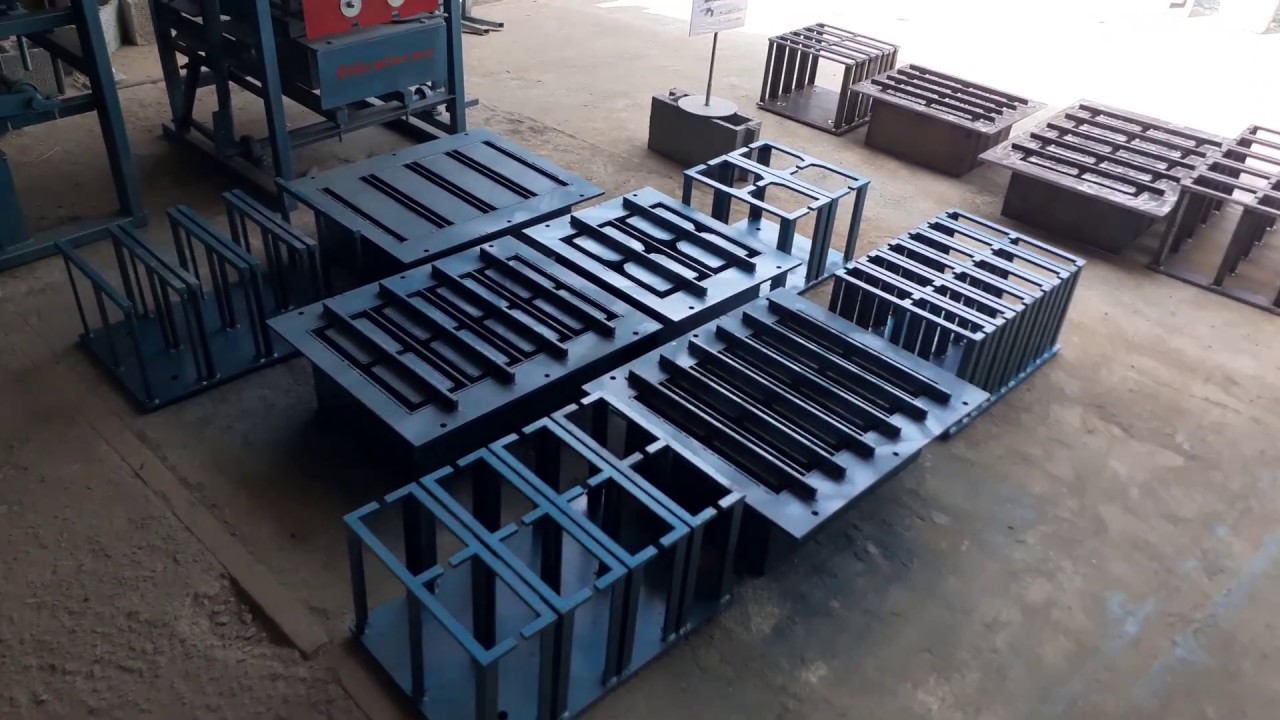 forma de fabricar bloco de concreto  para maquina de blocos
