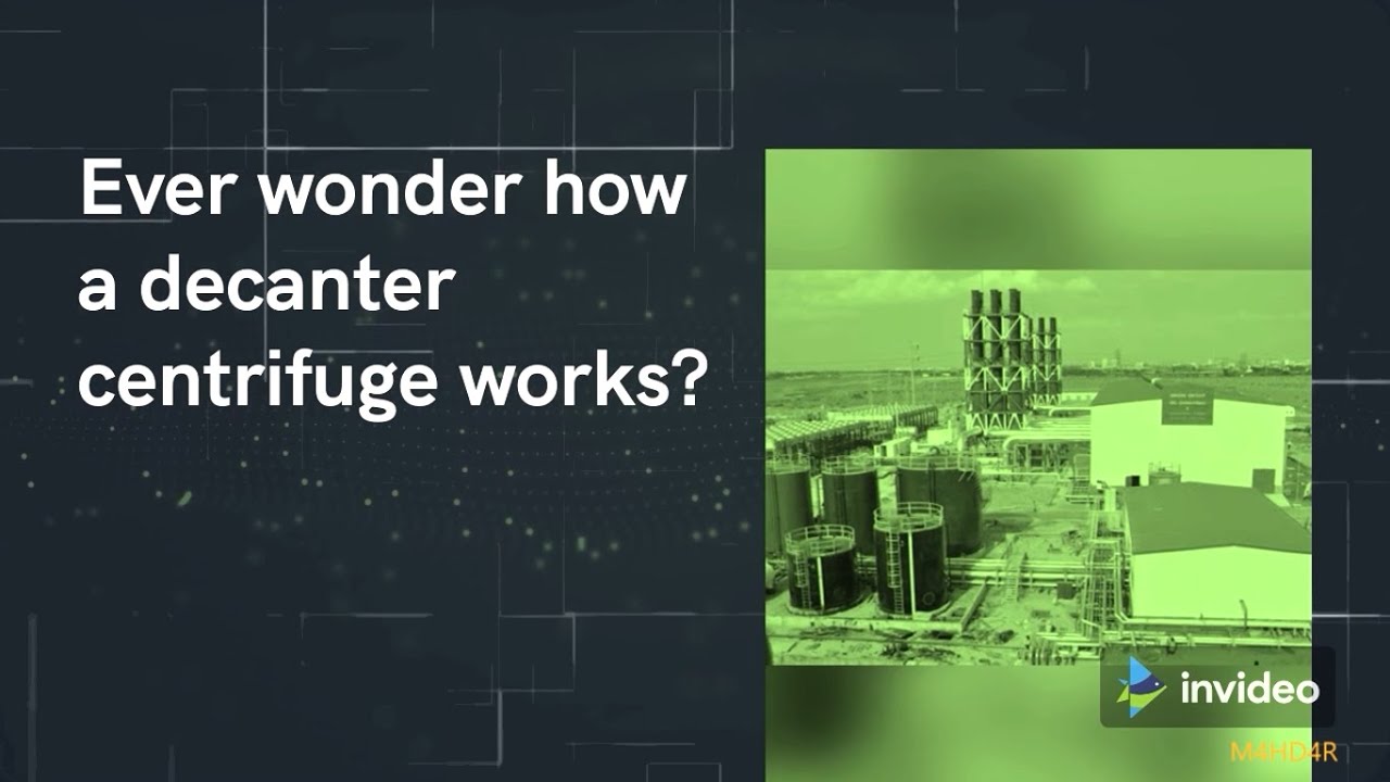 How a decanter centrifuge works