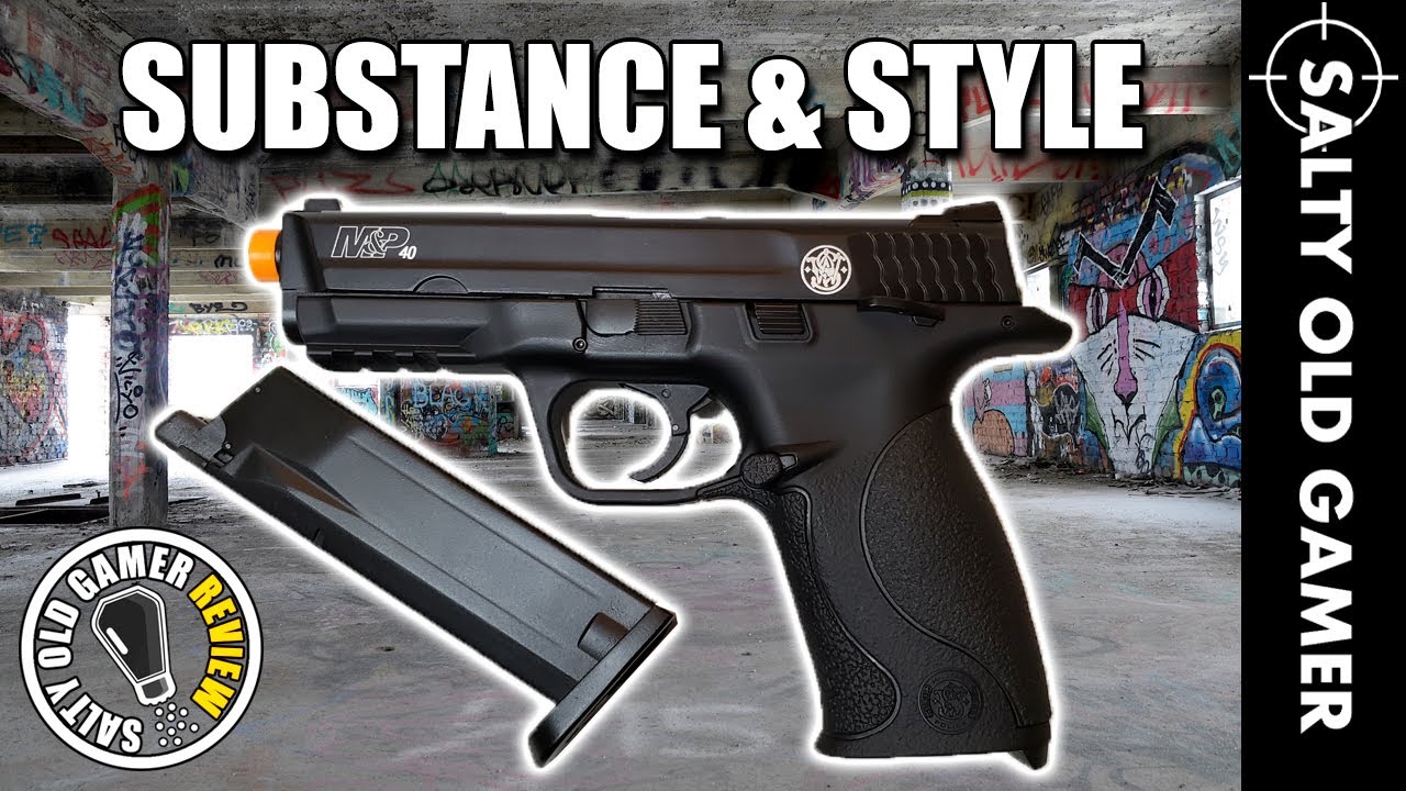 Обзор S&W M&P 40 GBB: суть и стиль | Обзор страйкбольного пистолета SaltyOldGamer