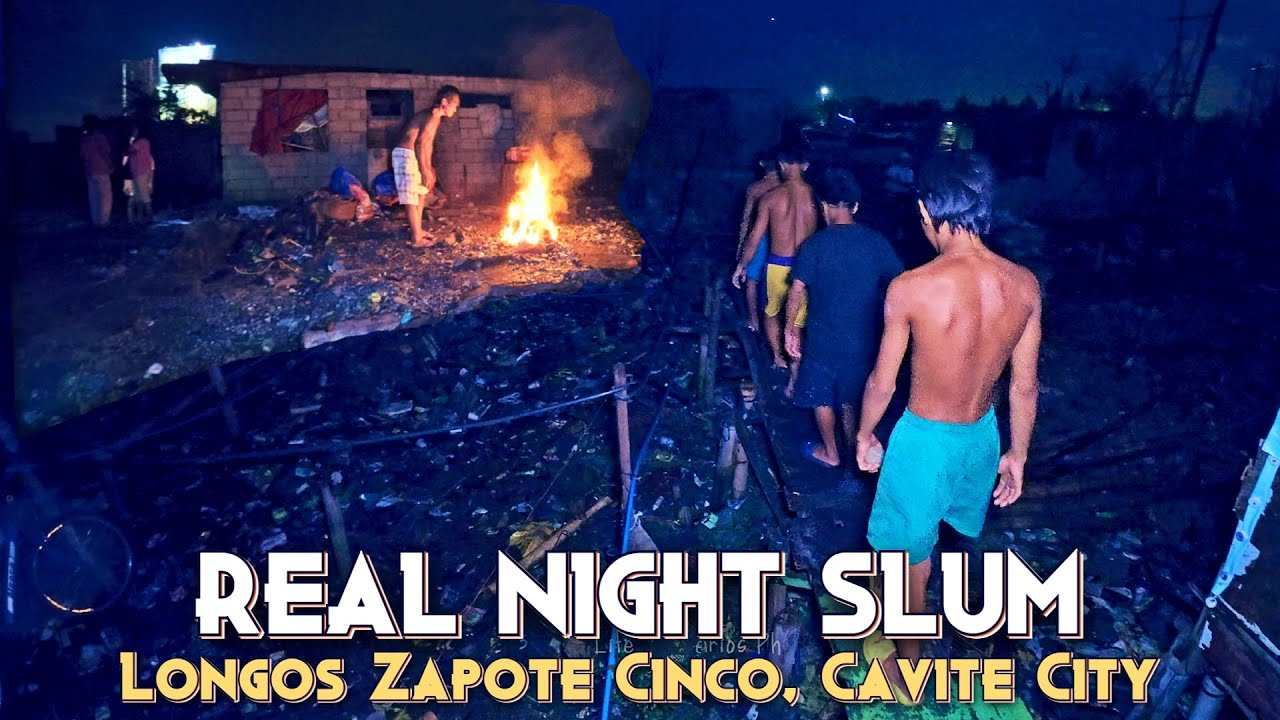 Ultra Night Slum Walk At Barangay Longos Zapote Cinco | Real Life In Bacoor Cavite City | [4K] 🇵🇭