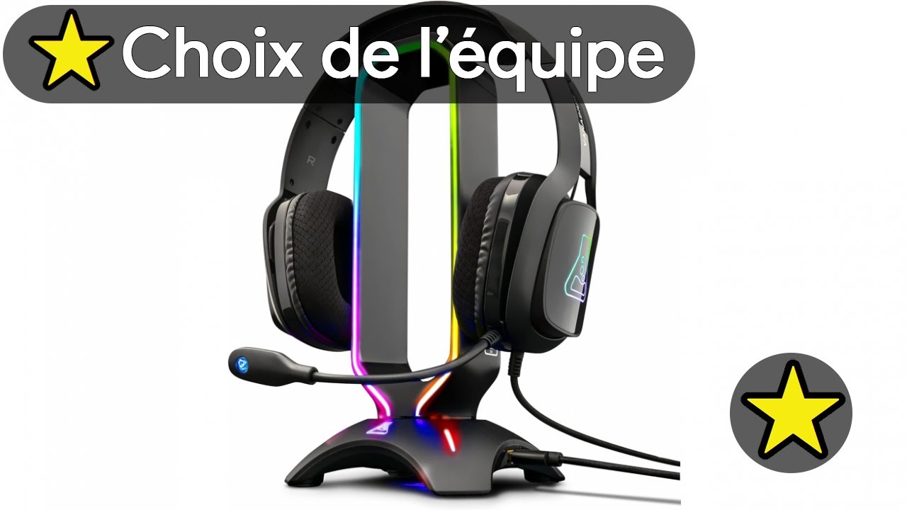 🏆 TOP 3 MEILLEUR SUPPORT CASQUE GAMER 2025 🎧