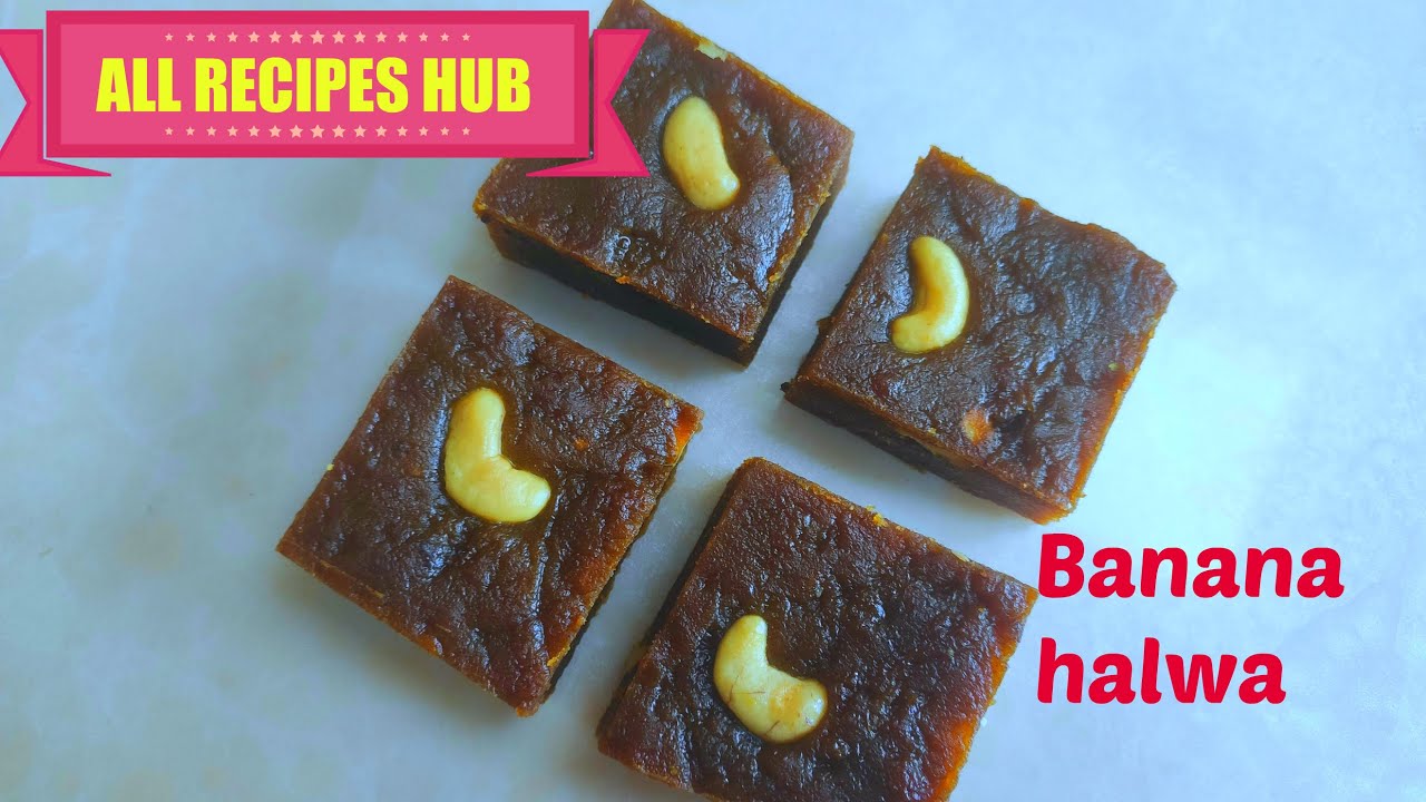 banana halwa recipe | kerala nendran banana halwa | nendrapazham halwa  - All Recipes Hub
