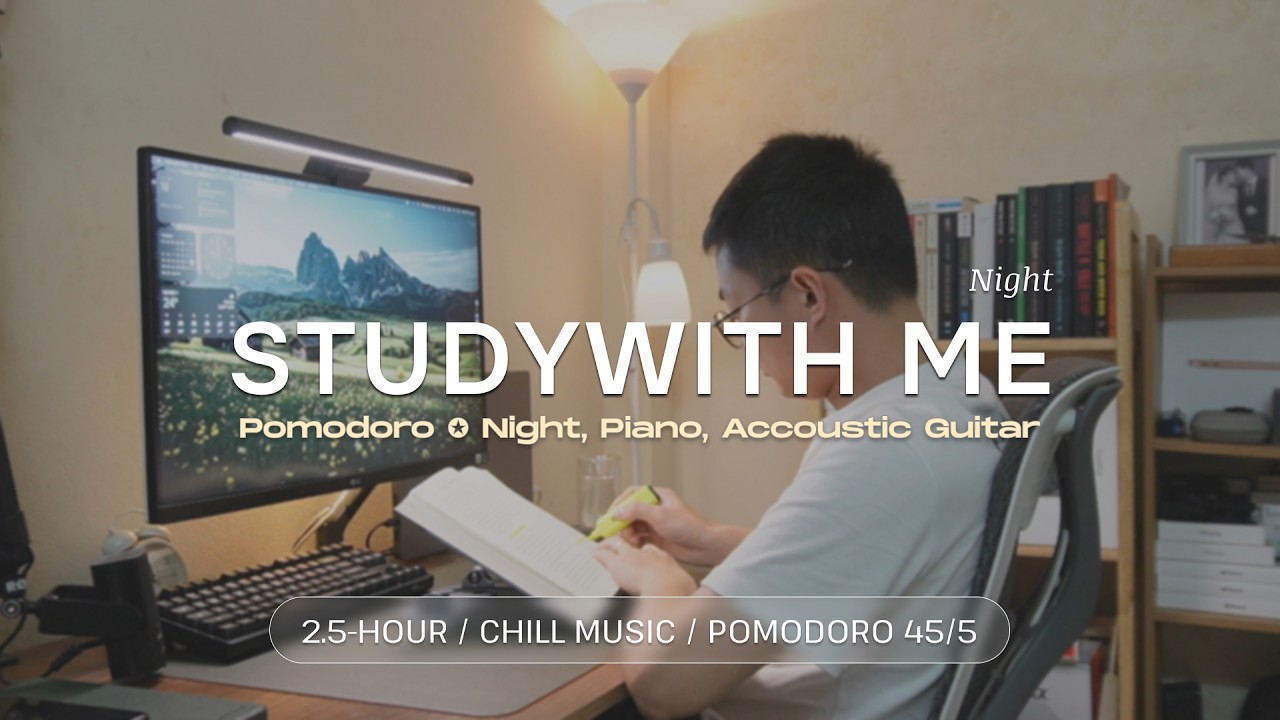 2.5 HOUR WORKING WITH ME: 🎹 Chill Music / Pomodoro 45-5 / Spring 2026 | TUYEN Dizai