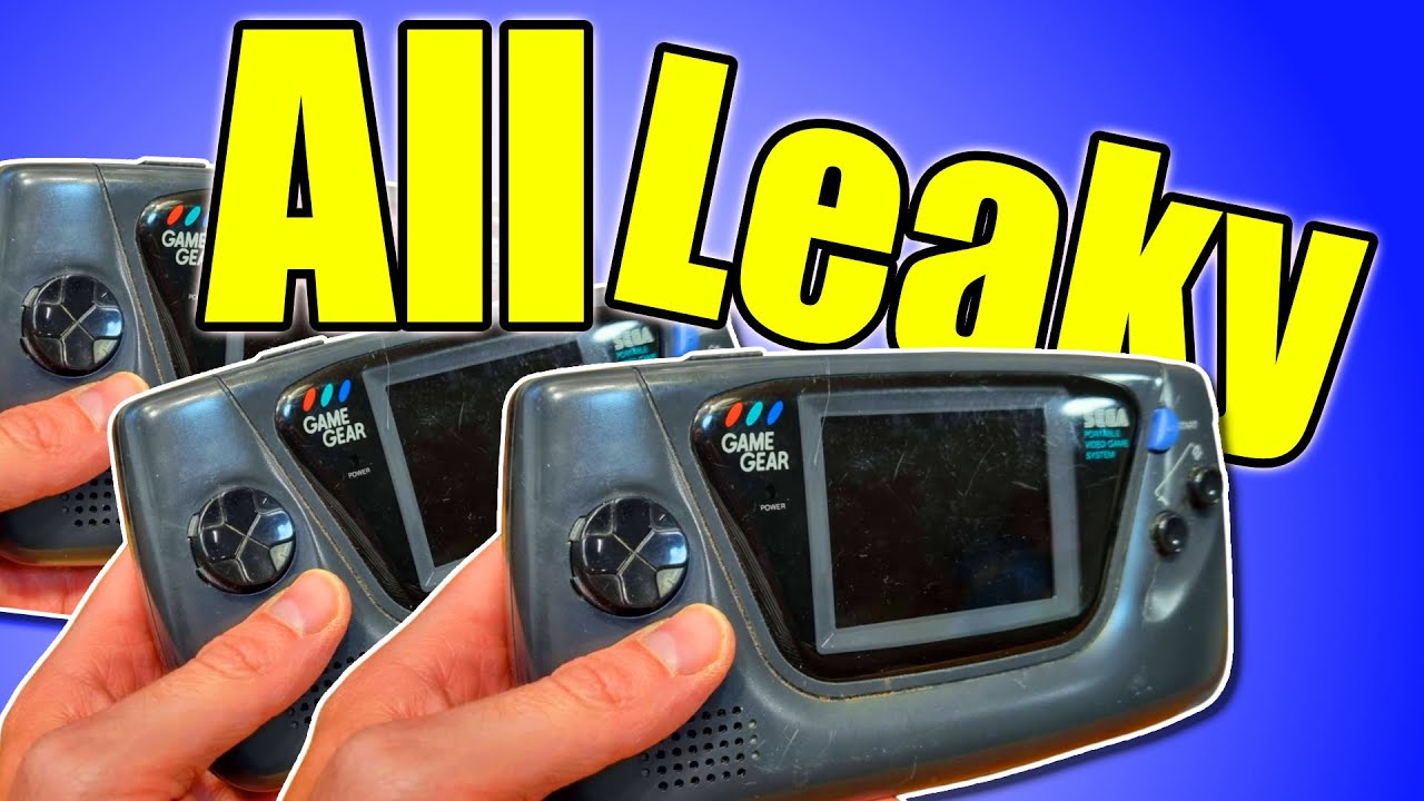 Sega Game Gear Repair: Fixing Leaky Capacitors on 3 Consoles | Retro Gaming Restoration