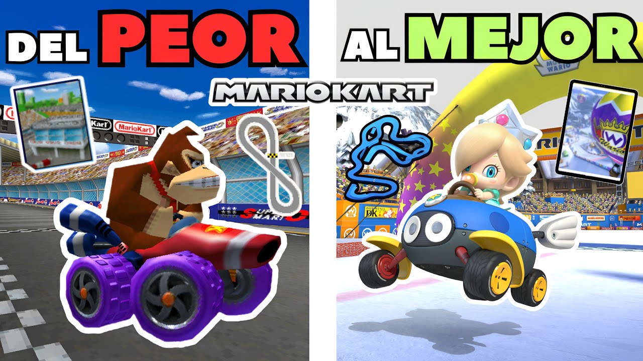 Del PEOR al MEJOR CIRCUITO NUNCA PORTEADO de MARIO KART!!🔥😱🏁