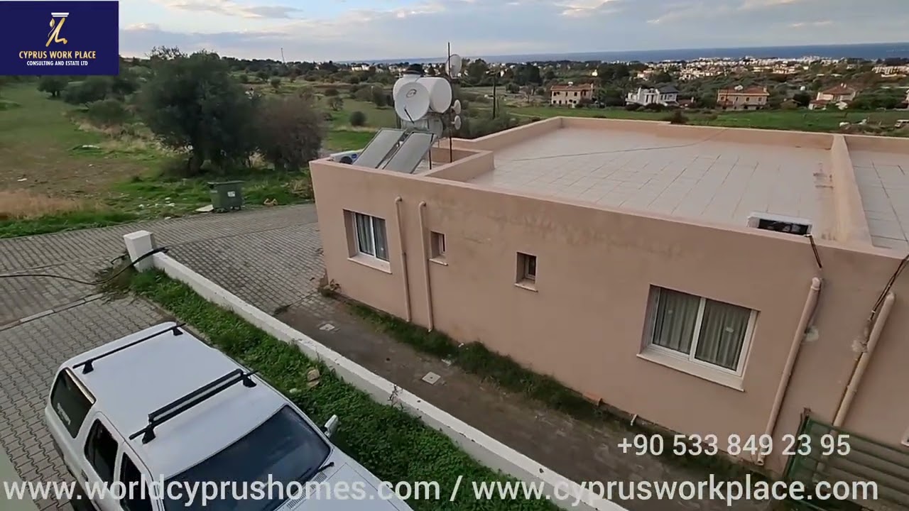 1 Bedroom Semi Detached Villa For Sale Location Karsiyaka Girne Beautiful Sea And Mountain Panoramic