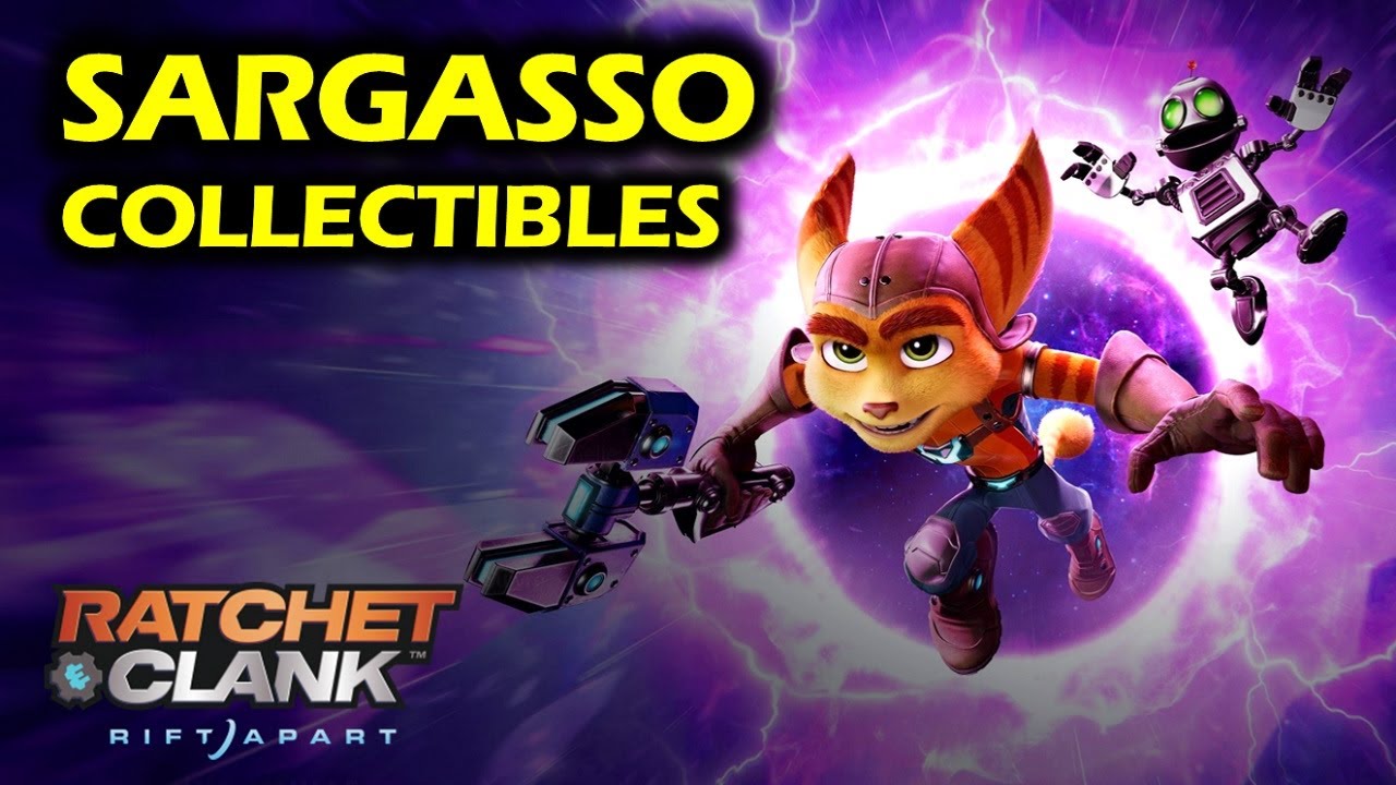 Sargasso All Collectibles: Gold Bolt, Armor, Spybot, CraiggerBear | Ratchet and Clank Rift Apart